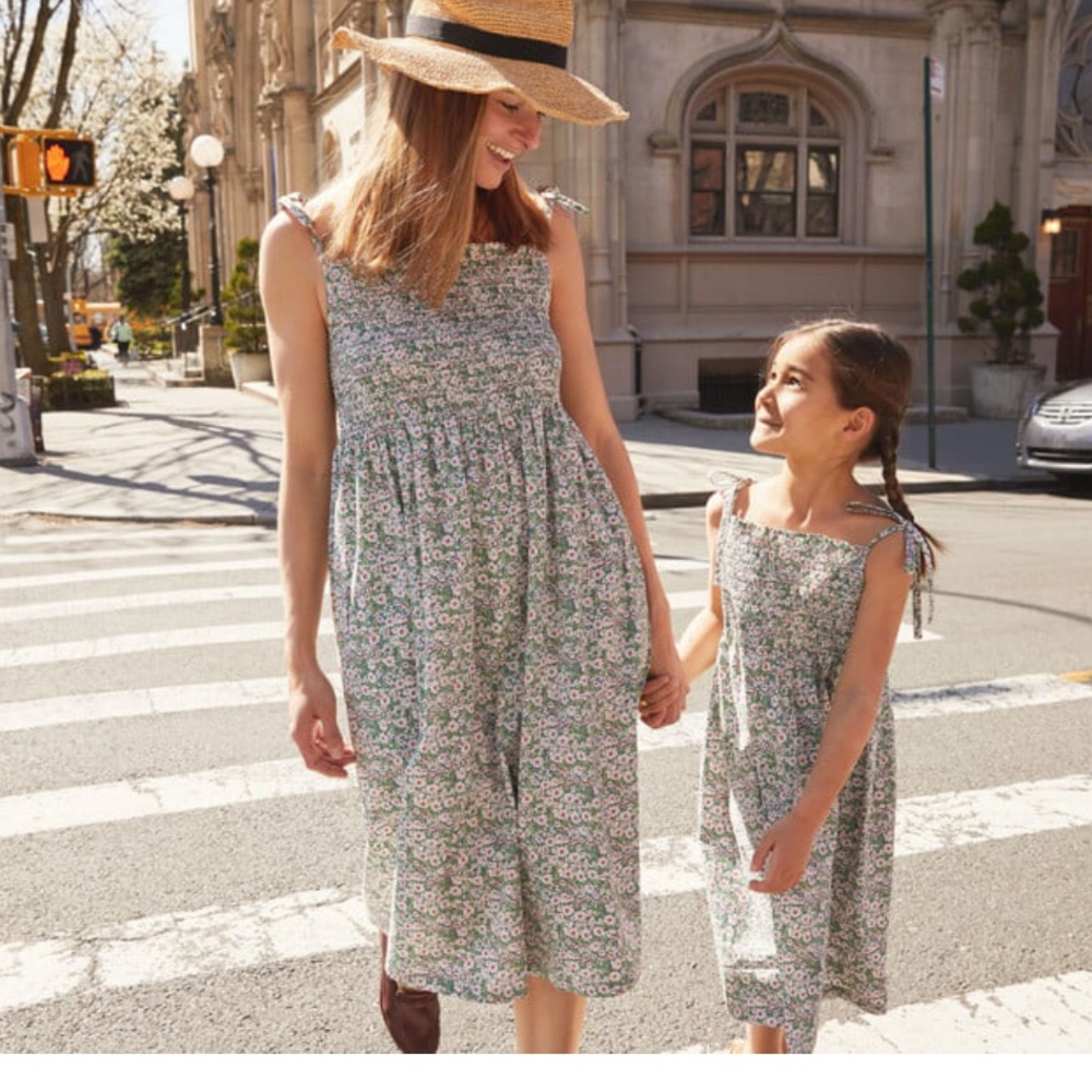 Maison Me Rosalie Floral Midi Dress, XS